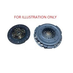 Koppelingsset zonder druklager