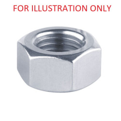 Rear axle shaft nut