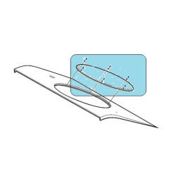 Spare wheel cover plate